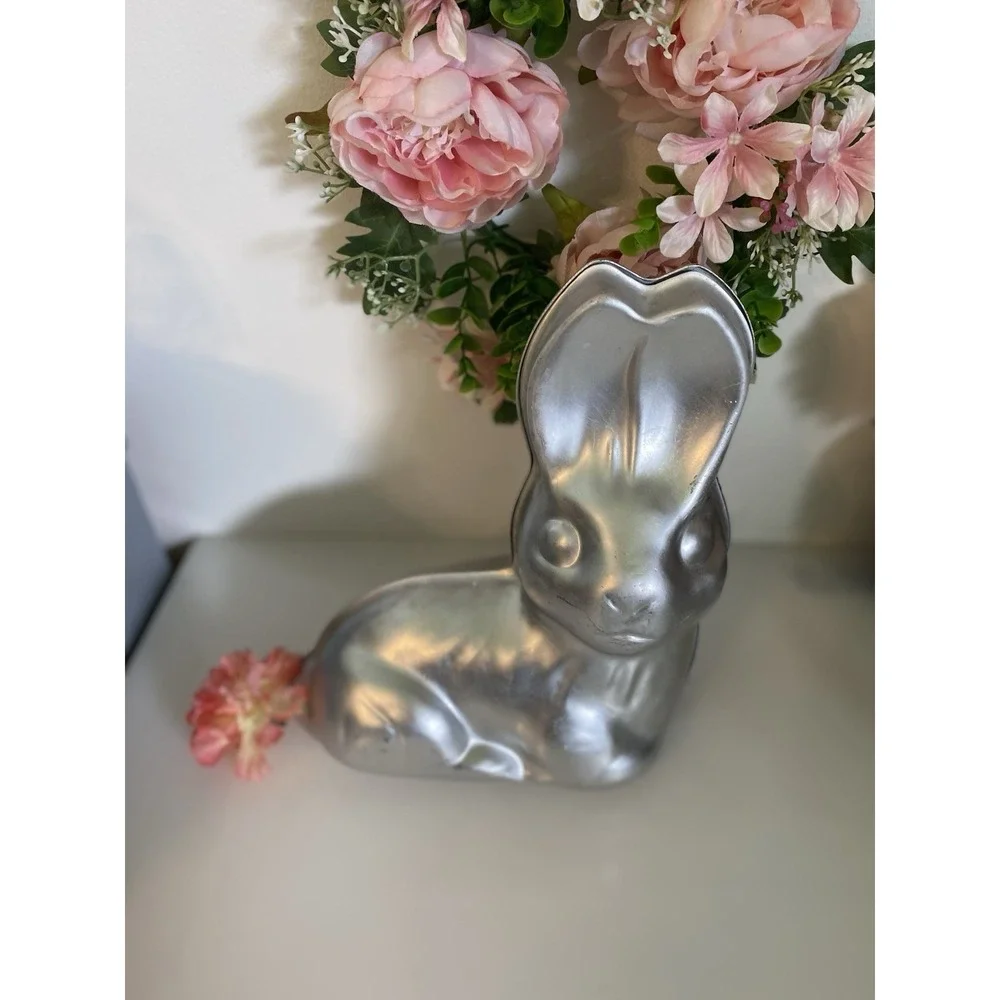Vintage Wilton 1974‎ Large Double Sided 2 Piece 3D Rabbit Easter Bunny Cake Pan